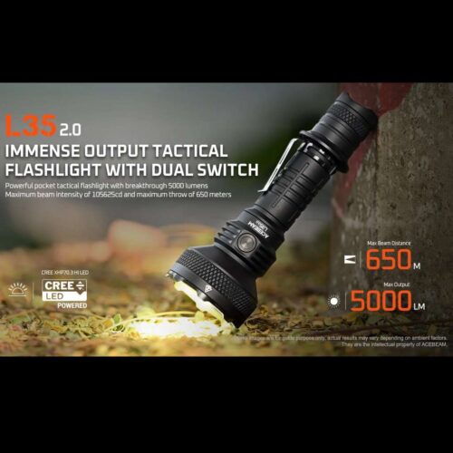 Acebeam L35 2.0 lanterna TIR de vanatoare