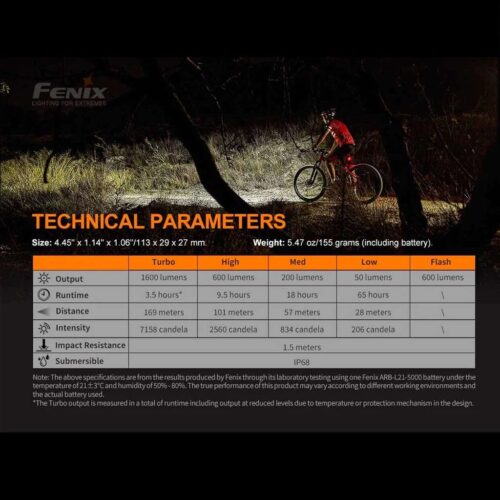 Fenix BC26R + BC05R set lanterna pentru bicicleta sau de mana