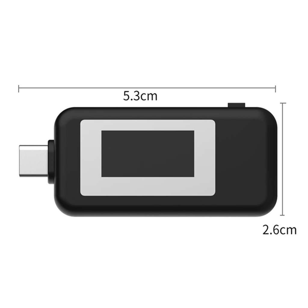 C-Tech VA043 multimetru USB-C detector inteligent cu afisaj OLED
