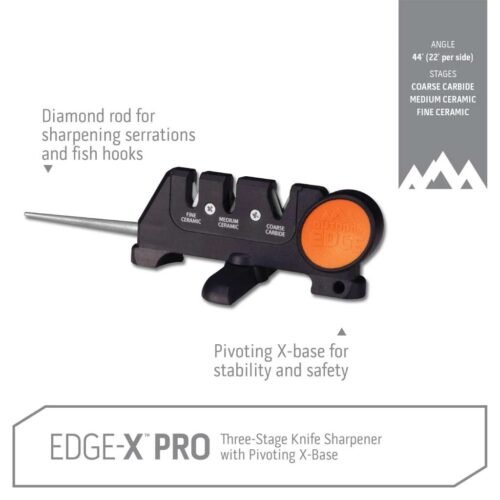 Outdoor Edge Edge-X Pro ascutitor de cutite portabil de buzunar