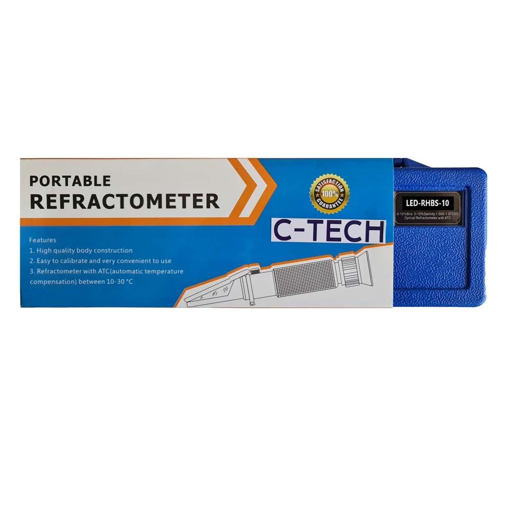C-Tech LED-RHBS-10 refractometru salinitate si brix de precizie