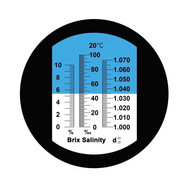 C-Tech LED-RHBS-10 refractometru salinitate si brix de precizie