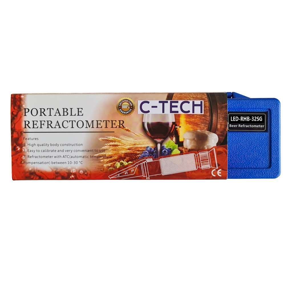 C-Tech LED-RHB-32SG refractometru pentru bere bauturi din cereale