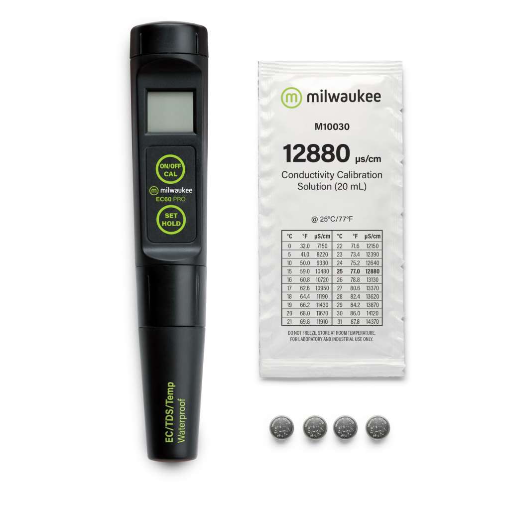 Milwaukee EC60 EC TDS metru termometru gama larga