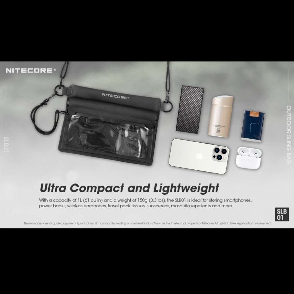 Nitecore SLB01 geanta de un litru tip mesager rezistenta la apa