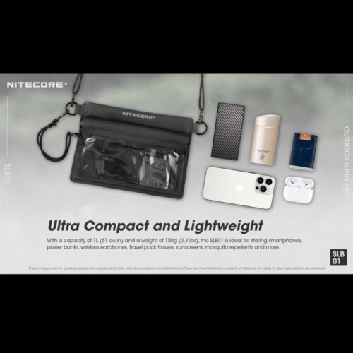 Nitecore SLB01 geanta de un litru tip mesager rezistenta la apa