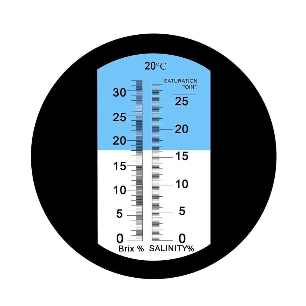 C-Tech RHBS-28 refractometru pentru sare si zahar, 2 in 1