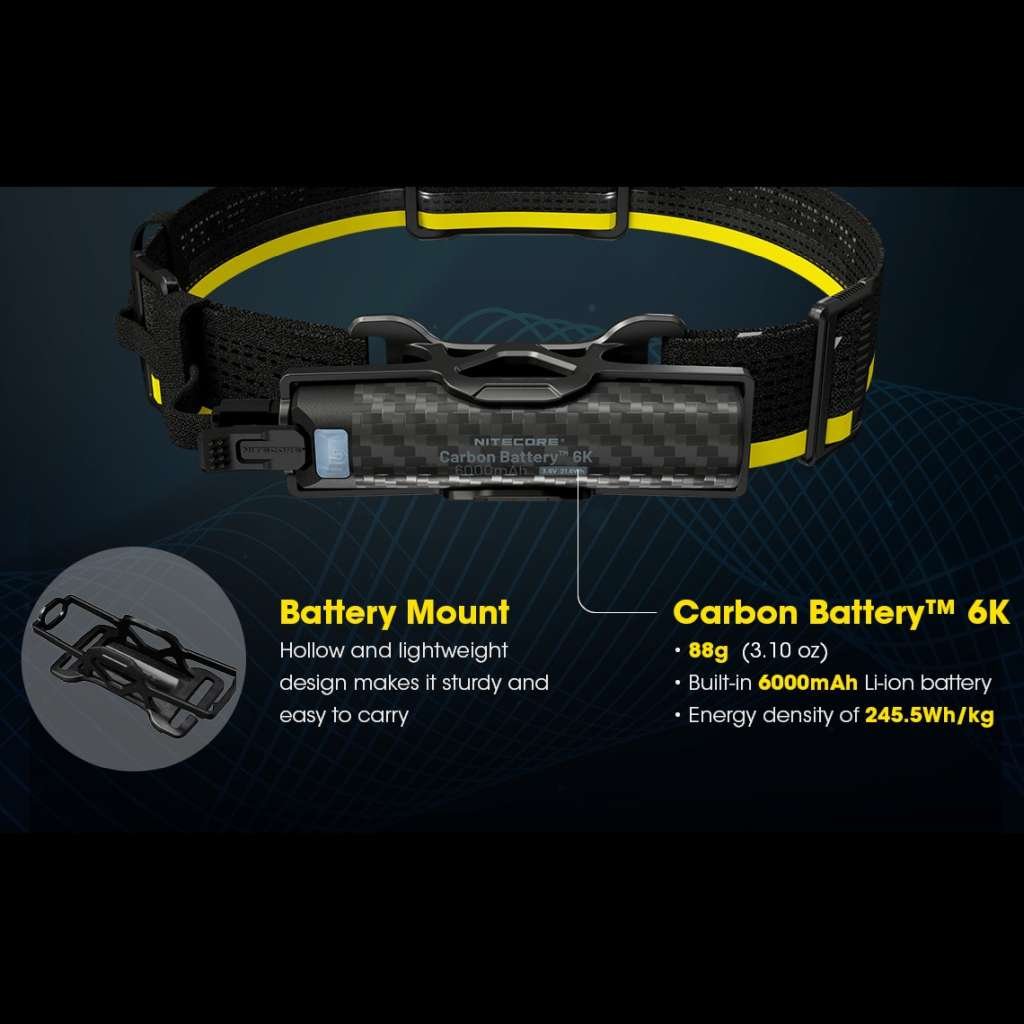 Nitecore Carbon 6K baterie externa, kit extensie de 6000 mAh