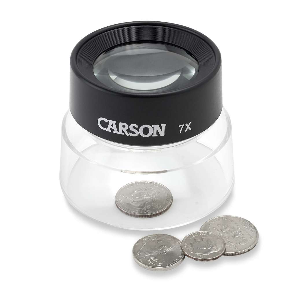 Carson LL-77 lupa 7X de masa, prefocalizata
