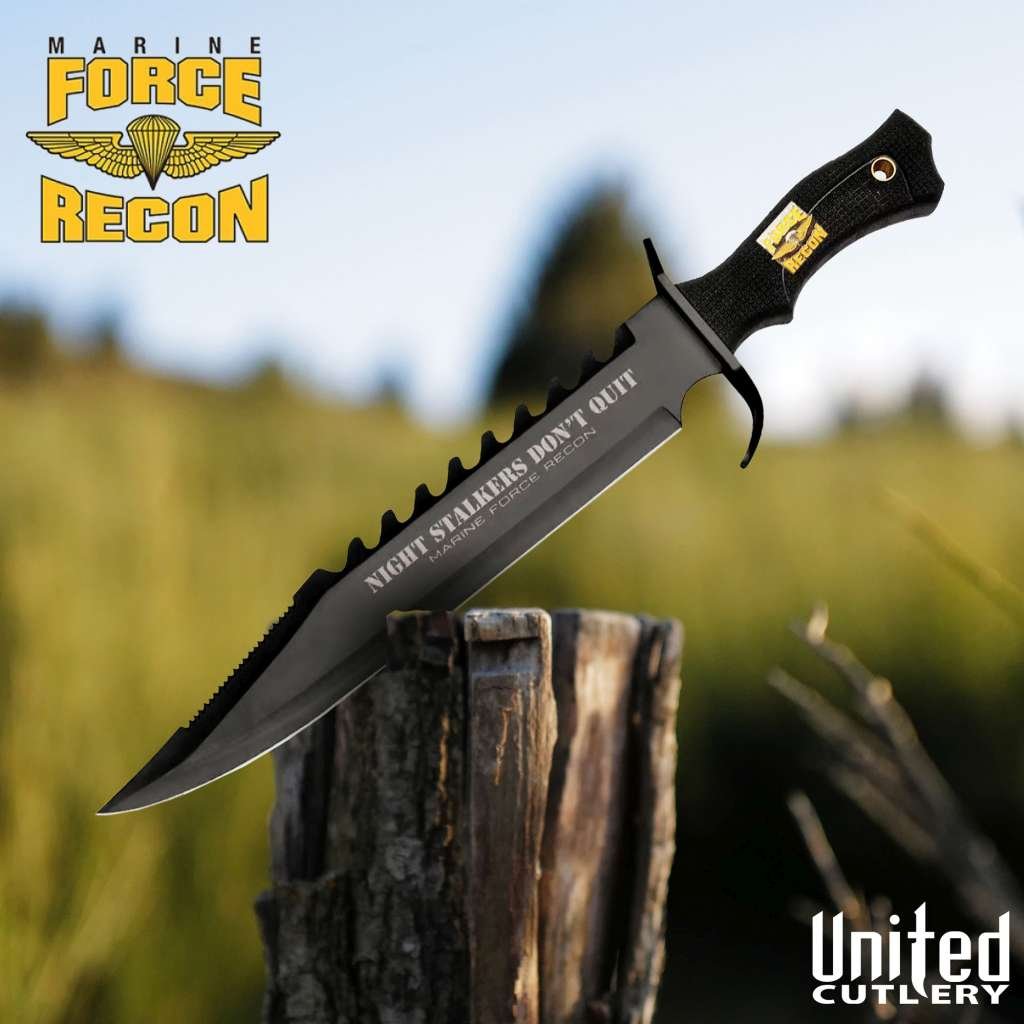 United Cutlery Marine Force Recon cutit de lupta tip Bowie