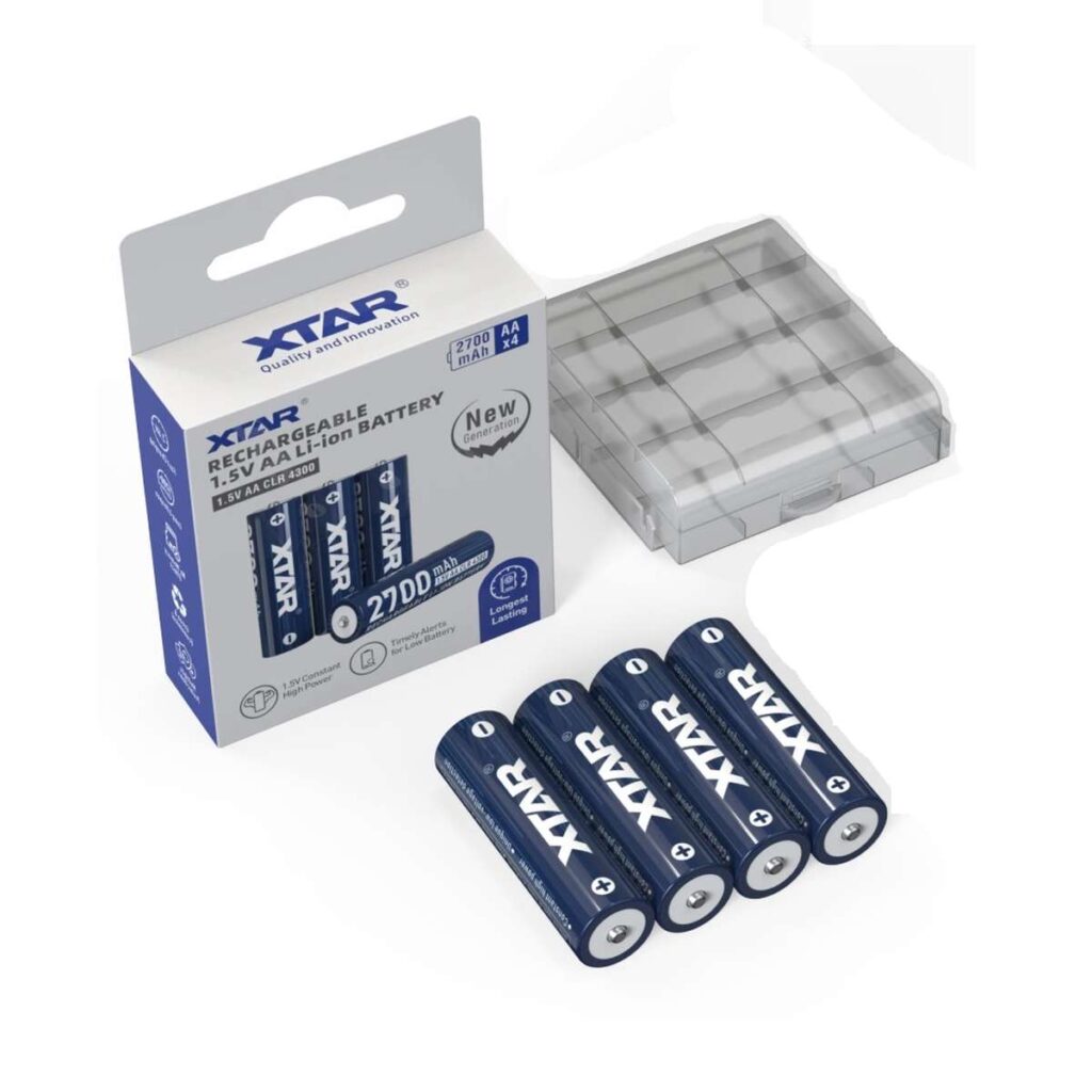 Xtar AA 4300 mWh acumulator 1.5V Li-Ion tip AA de 2700 mAh