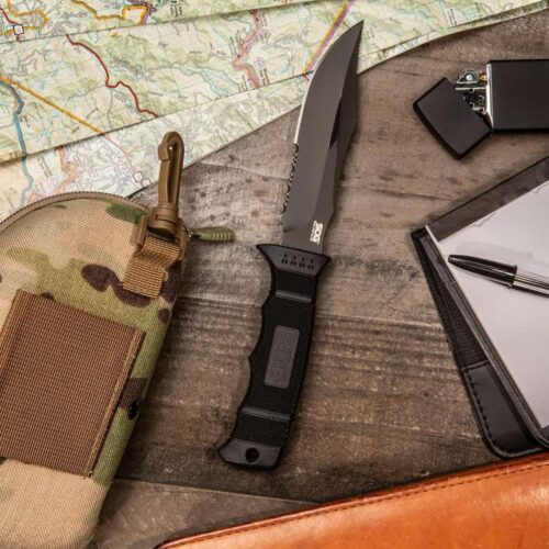 SOG SEAL Pup Elite cutit tactic de lupta pentru mediu marin