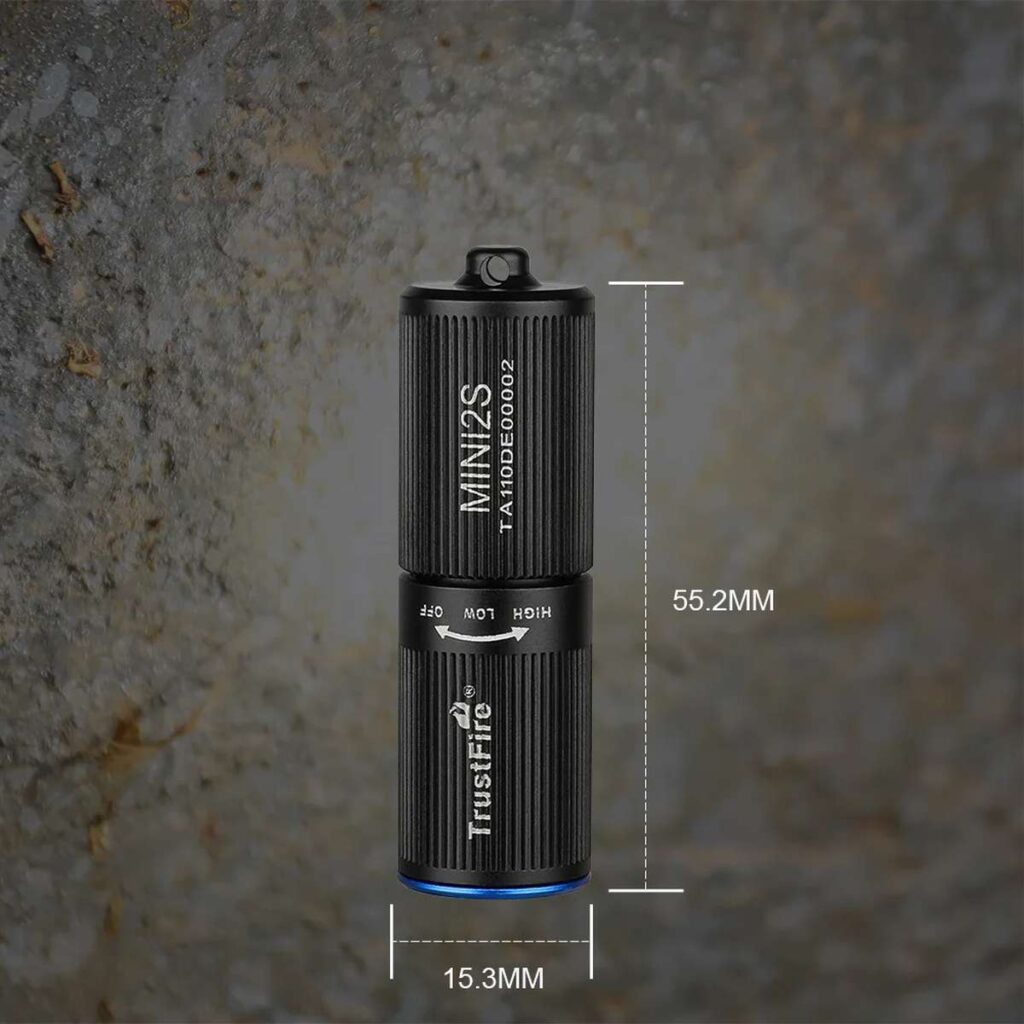 TrustFire Mini 2S lanterna TIR breloc ultrausoara