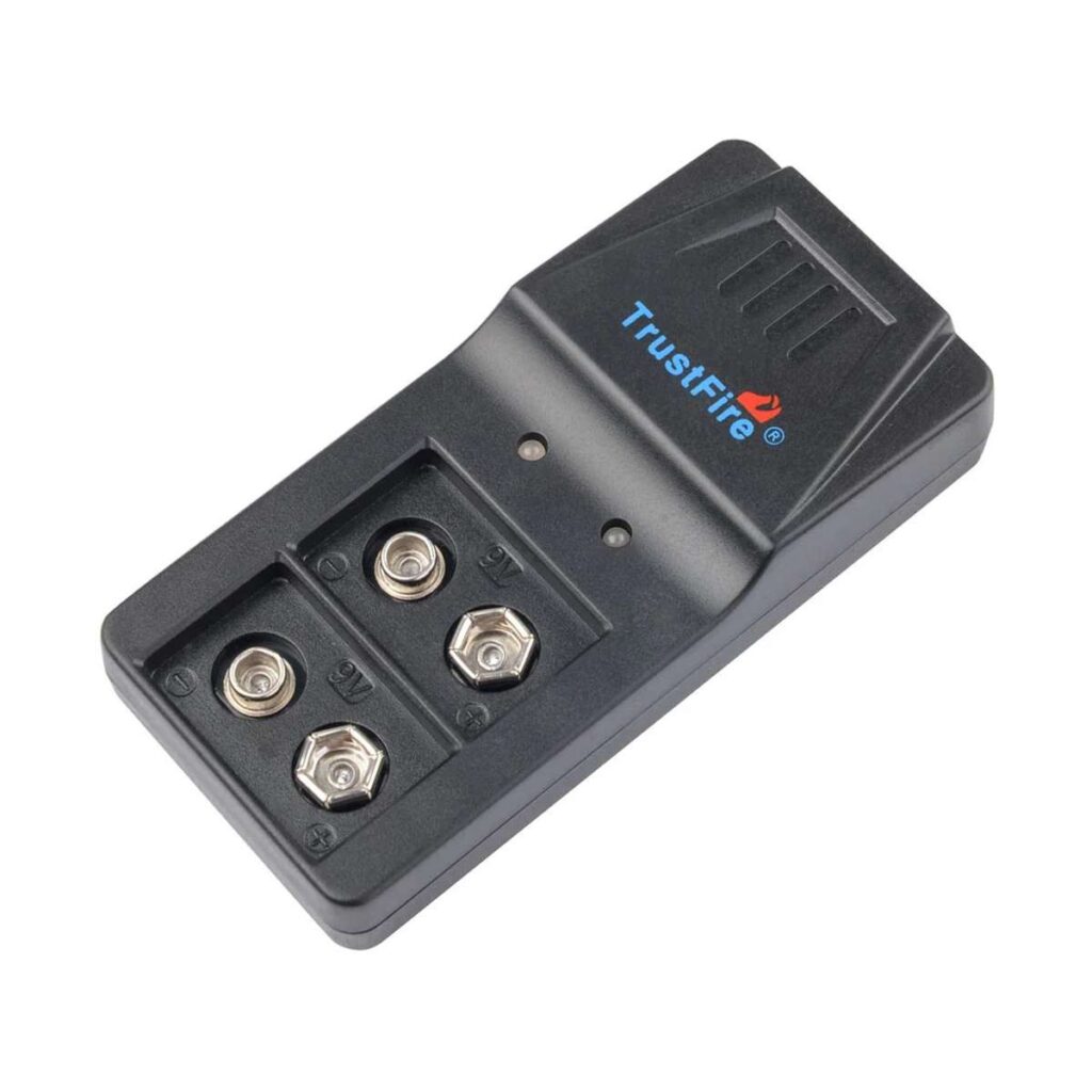 TrustFire BC01 incarcator cu doua porturi pentru acumulatori 9V