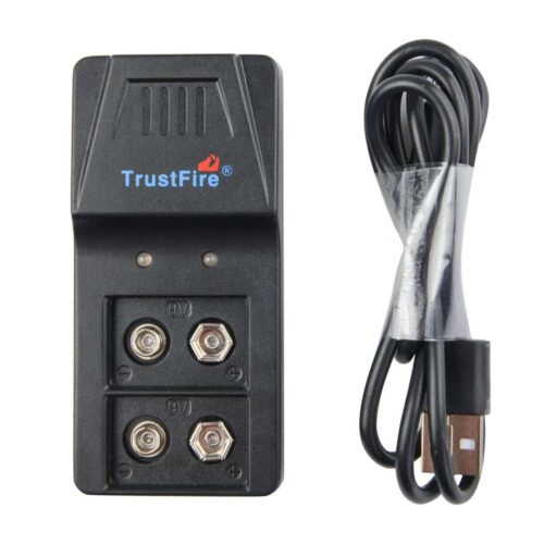 TrustFire BC01 incarcator cu doua porturi pentru acumulatori 9V