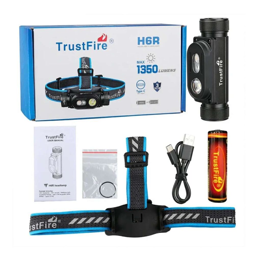 TrustFire H6R lanterna frontala de distanta si inundare