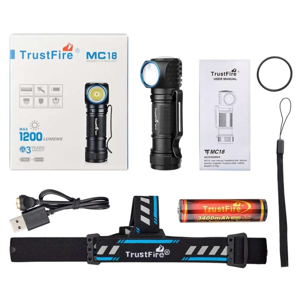 TrustFire MC18 lanterna frontala cu optica TIR