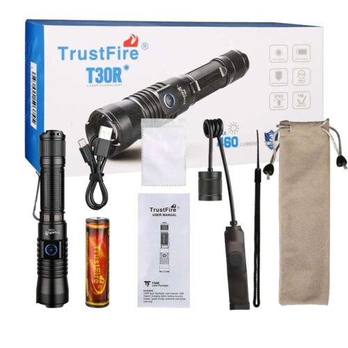 TrustFire T30R lanterna laser LEP fascicul 1100 metri