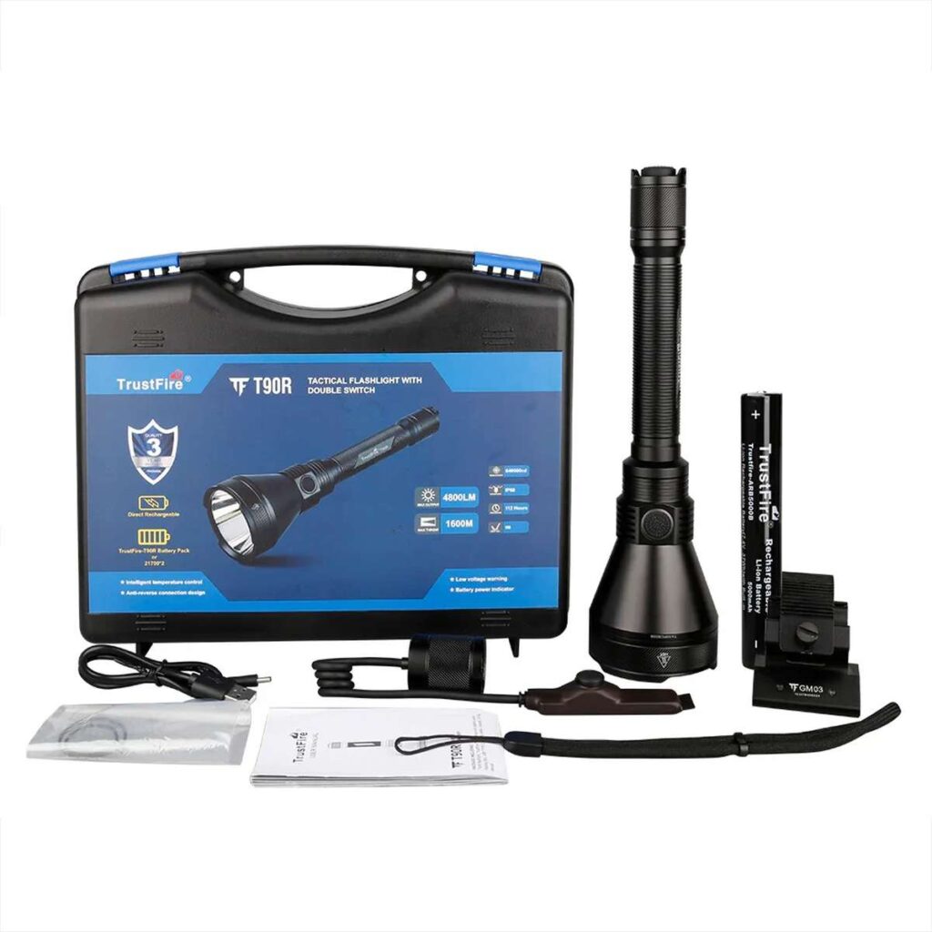 TrustFire T90R lanterna set de vanatoare pentru distanta mare