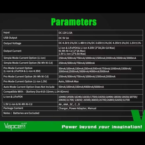 Vapcell SU2 incarcator universal la priza cu doua porturi 6A