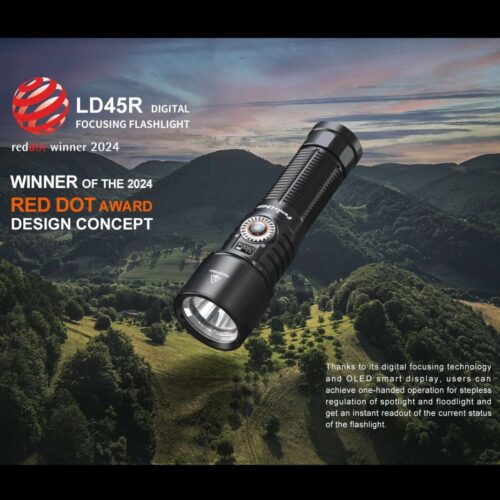 Fenix LD45R lanterna cu fascicul ajustabil si afisaj OLED