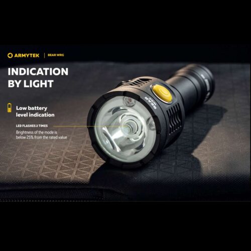 Armytek Bear WRG lanterna felinar lumina alba rosie verde