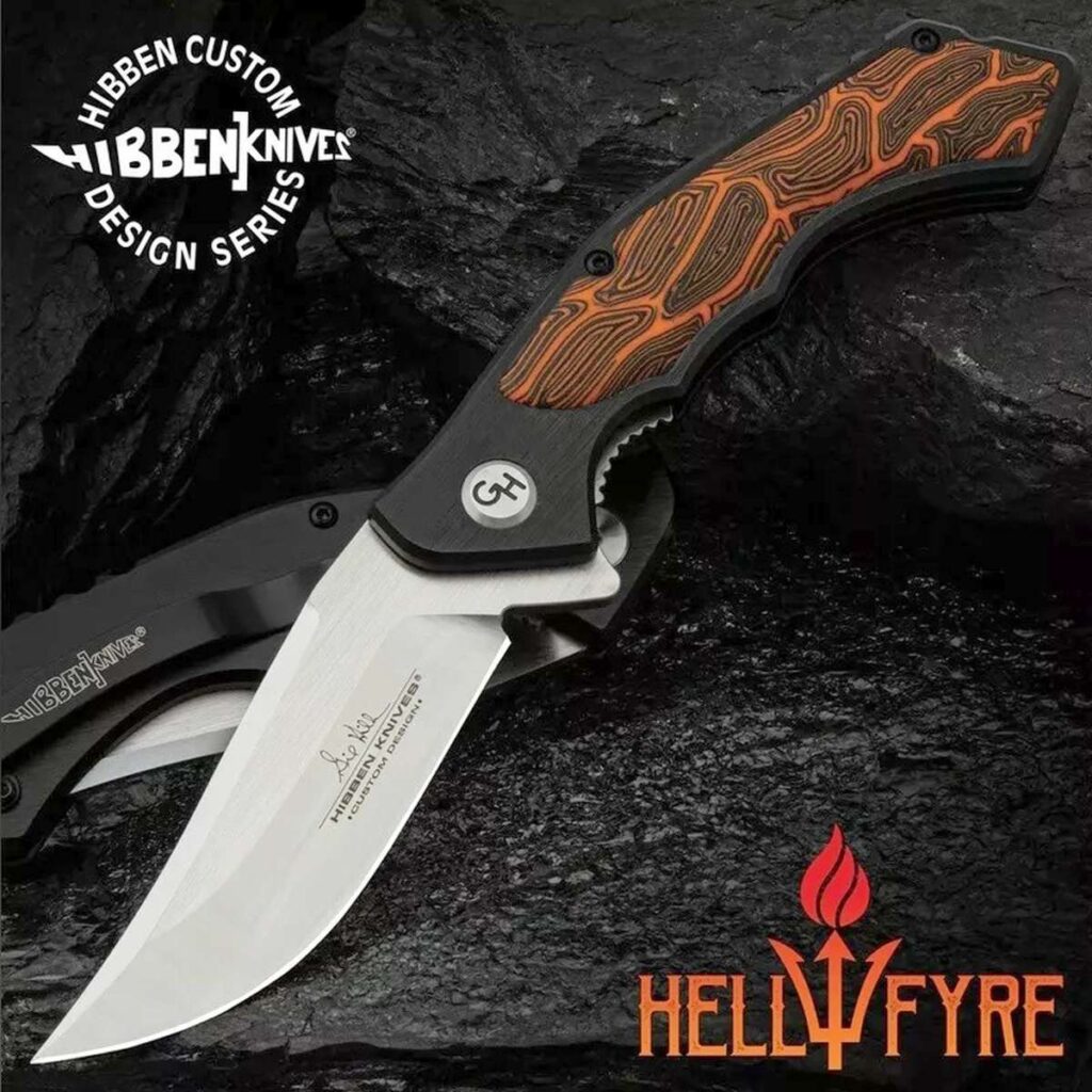 United Cutlery Gil Hibben Hellfyre briceag cu deschidere asistata