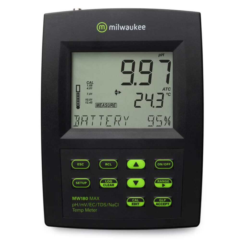Milwaukee MW180 mutifunctional PH ORP EC TDS Salinitate Temp