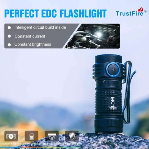TrustFire MC1 lanterna breloc TIR incarcare magnetica