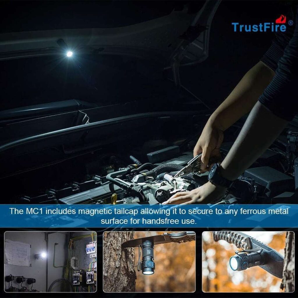 TrustFire MC1 lanterna breloc TIR incarcare magnetica