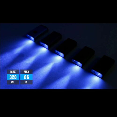 TrustFire Mini X lanterna breloc cu lumina alba si ultravioleta UV