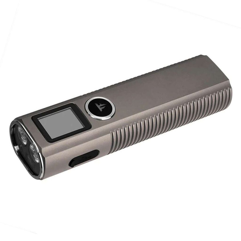 TrustFire Mini X7 lanterna cu telemetru laser rosu si ecran LCD