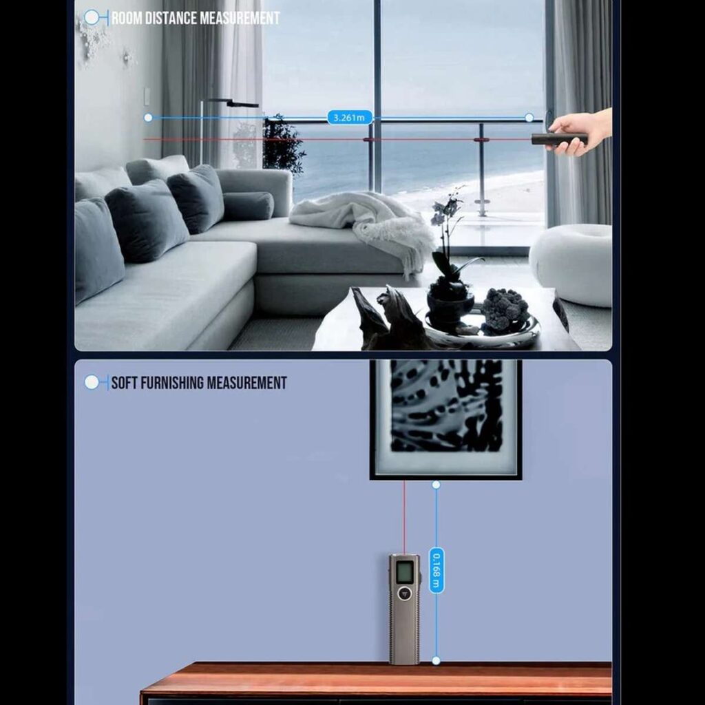 TrustFire Mini X7 lanterna cu telemetru laser rosu si ecran LCD