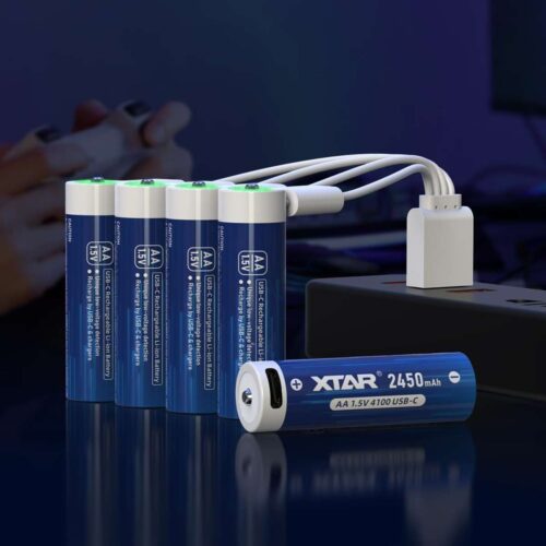 Xtar AA 4100 mWh set acumulatori 1.5V cu functia tensiune redusa