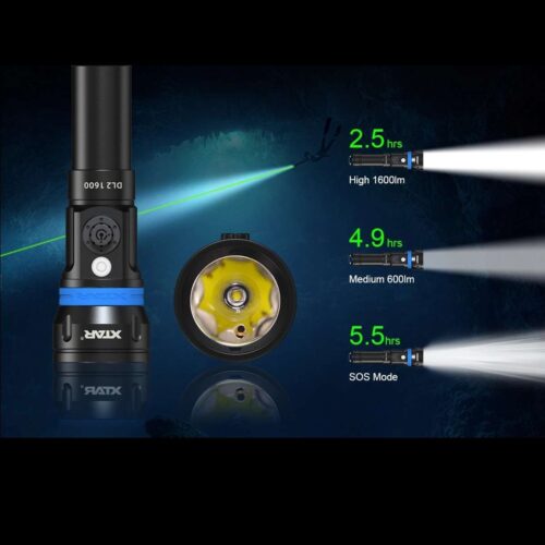 Xtar DL2 lanterna subacvatica si de uz general cu indicator laser