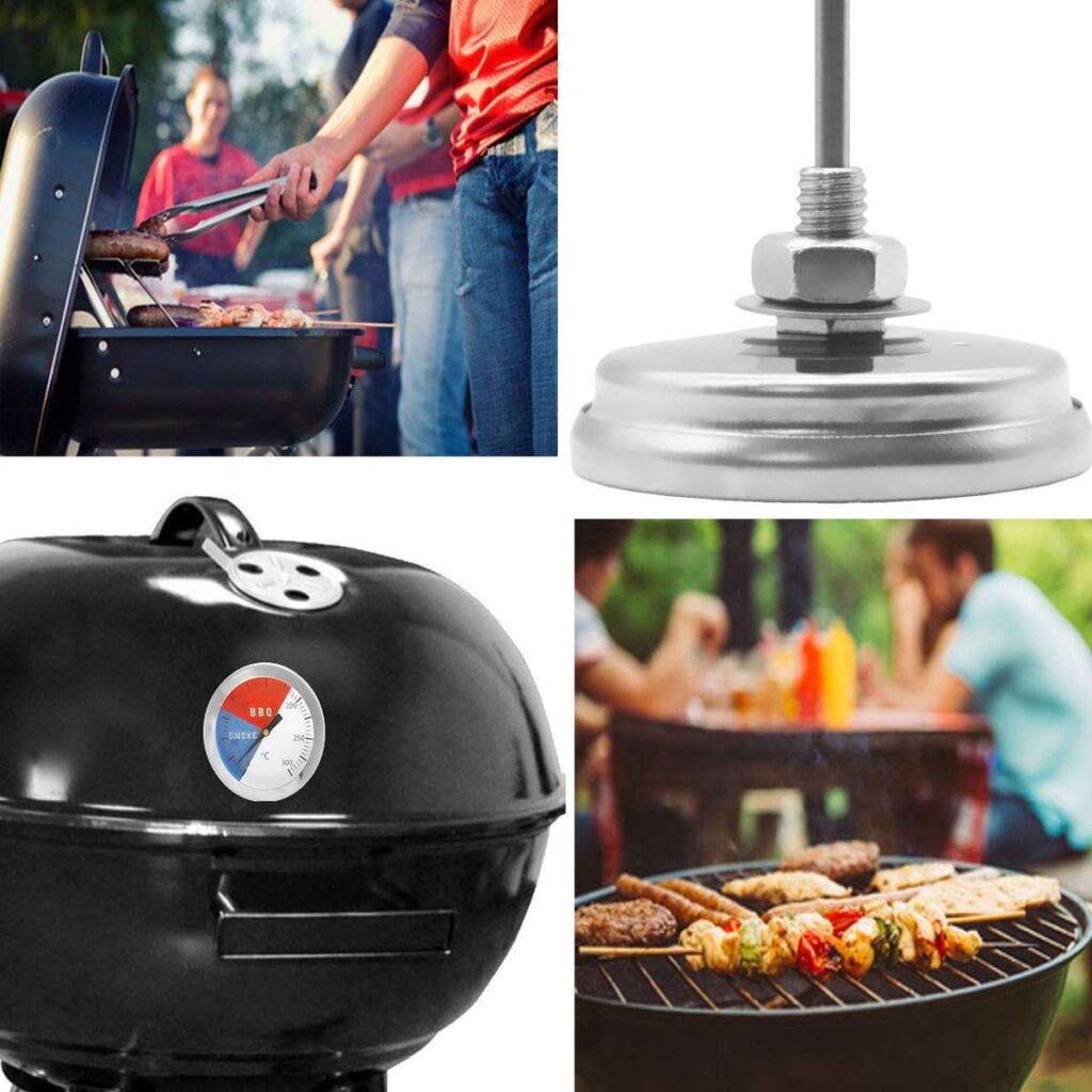 C-Tech B1714 termometru incorporabil pentru afumatoare sau BBQ