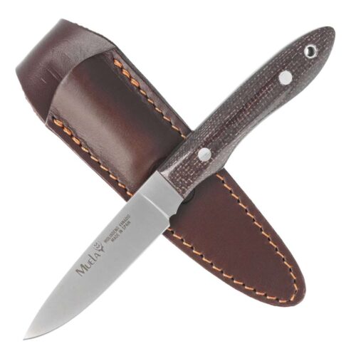 Muela 4410-M cutit utilitar cu teaca din piele naturala