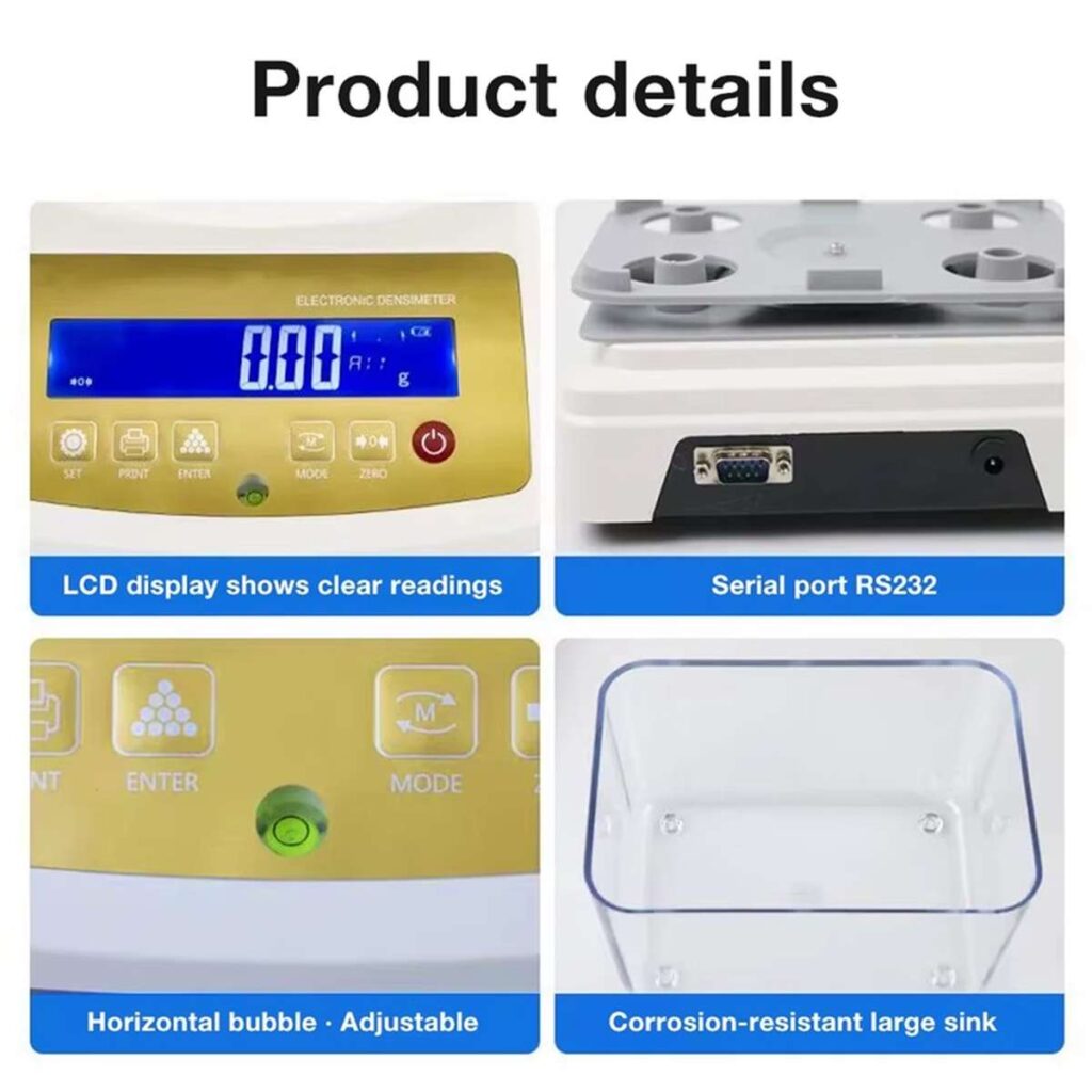 C-Tech BS058 cantar densinometru pentru testat metale pretioase