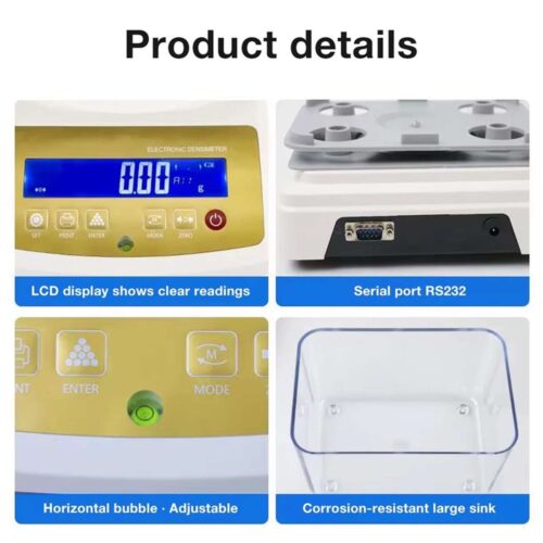 C-Tech BS058 cantar densinometru pentru testat metale pretioase