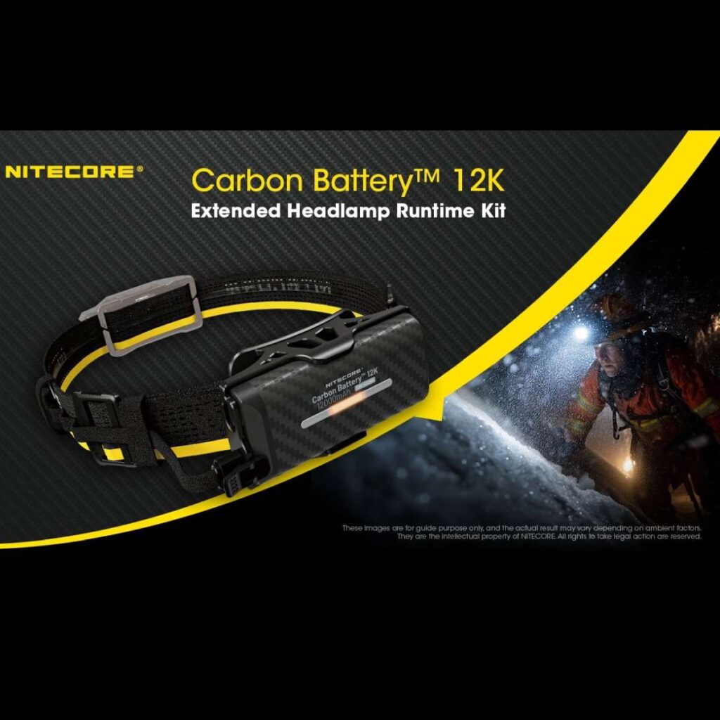 Nitecore Carbon 12K baterie externa, kit extensie de 12000 mAh