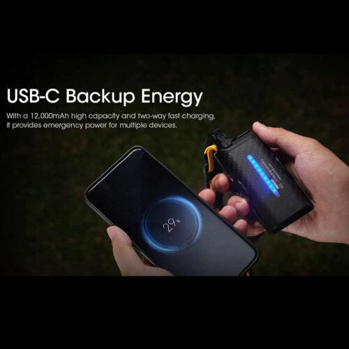 Nitecore Carbon 12K baterie externa, kit extensie de 12000 mAh
