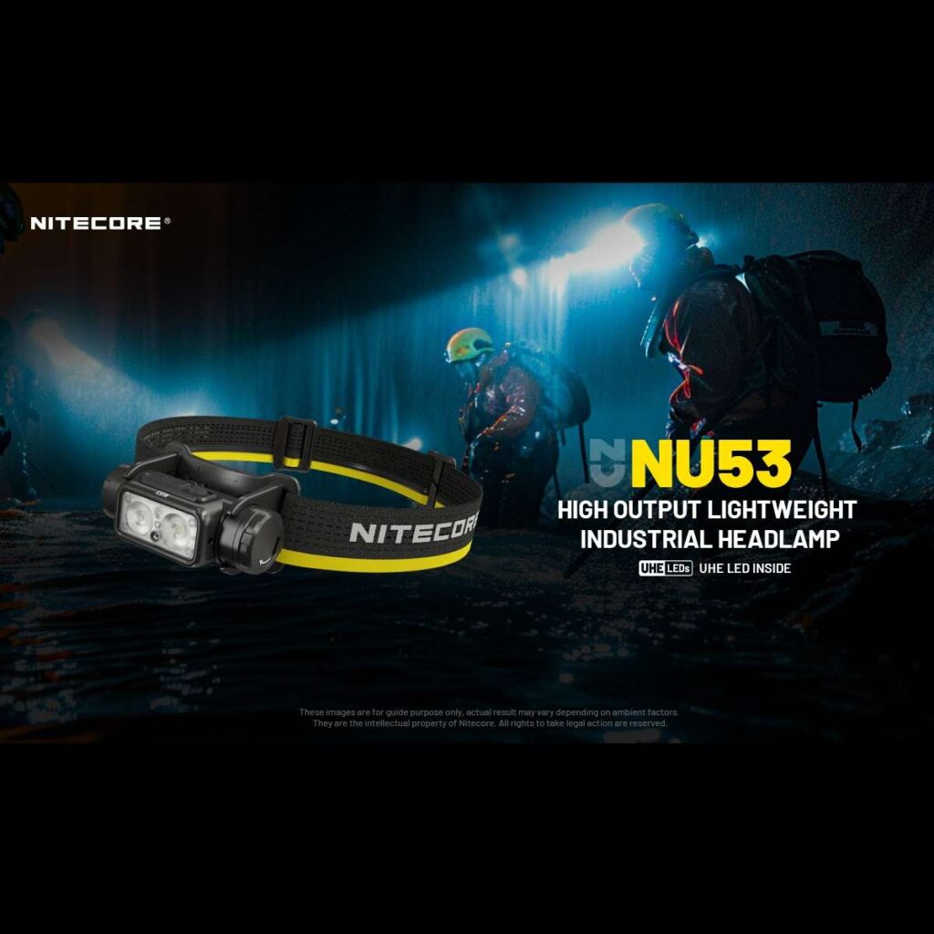 Nitecore NU53 lanterna frontala cu iluminat adaptiv