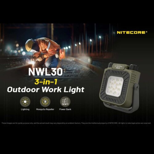 Nitecore NWL30 multifunctional lampa de lucru, baterie externa
