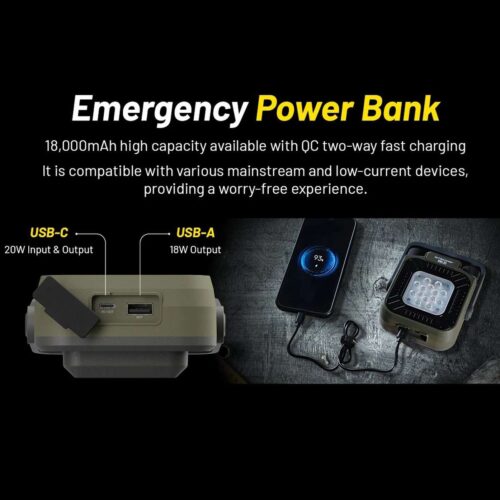 Nitecore NWL30 multifunctional lampa de lucru, baterie externa