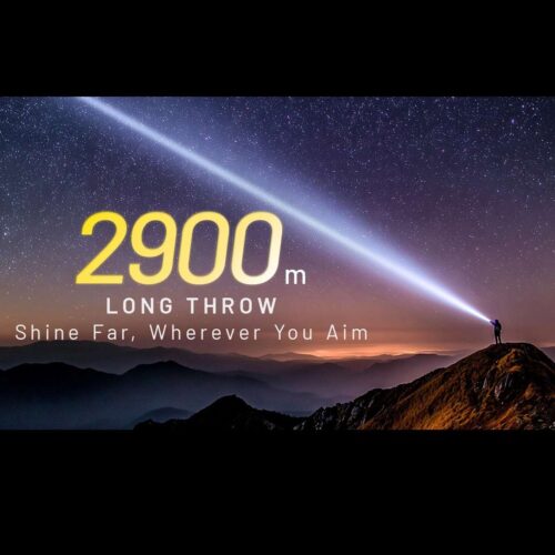 Nitecore P40 lanterna laser LEP fascicul 2900 m