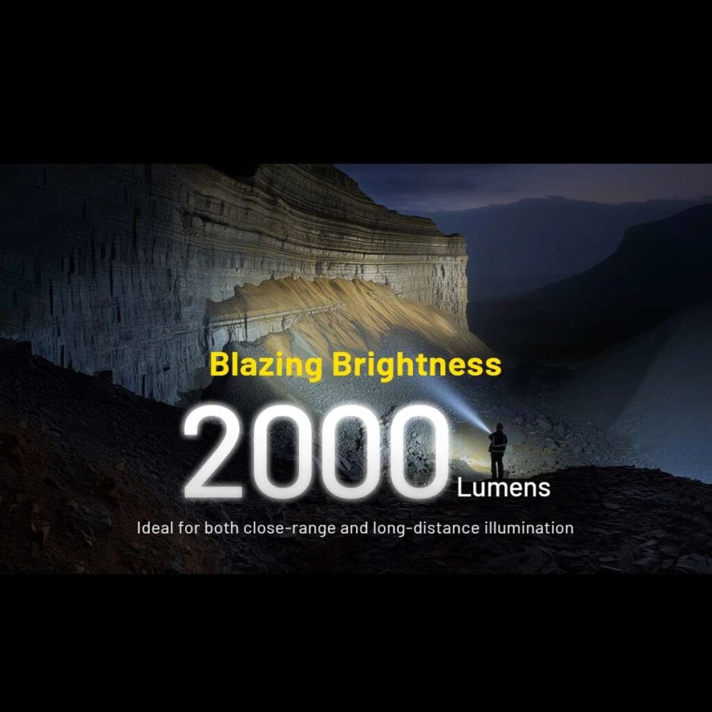 Nitecore P40 lanterna laser LEP fascicul 2900 m