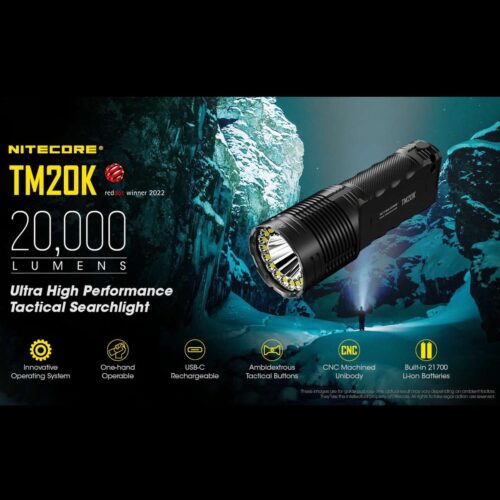 Nitecore TM20K lanterna puternica compacta de buzunar