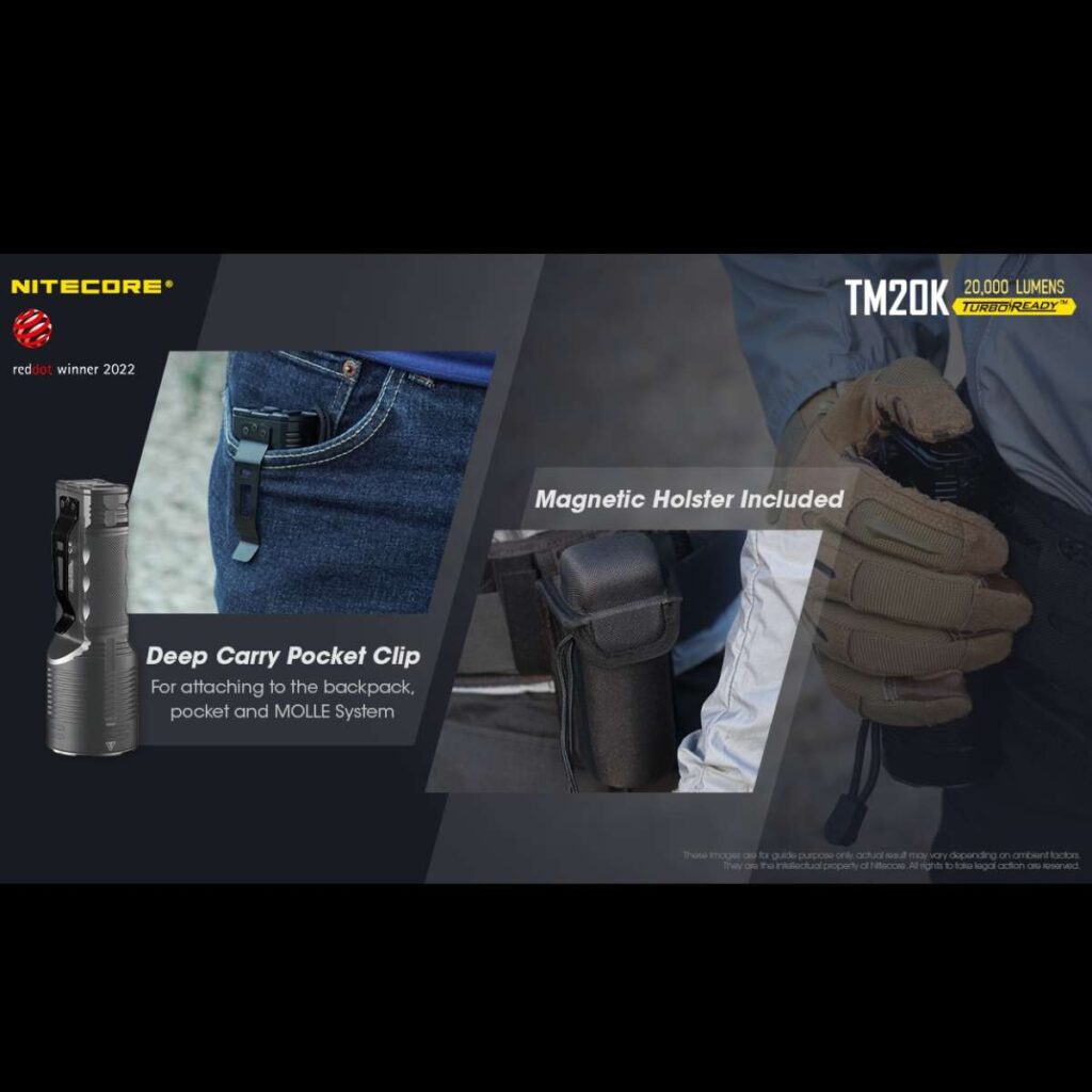 Nitecore TM20K lanterna puternica compacta de buzunar