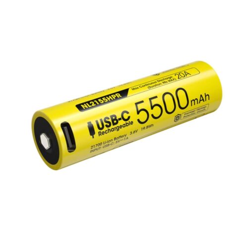 Nitecore NL2155HPR acumulator 21700 de 5500 mAh cu port USB