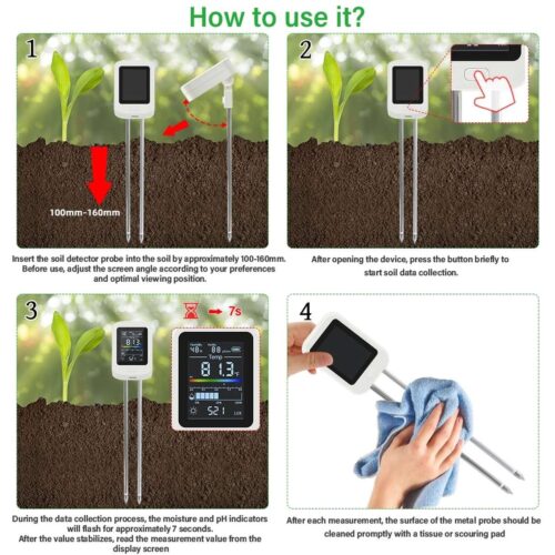C-Tech YY-1106 multifunctional agricol cu 6 functii, ecran color